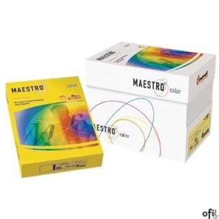 Papier xero MAESTRO COLOR A4 160g  250 ark. BE66 kość słoniowa/waniliowy pastel