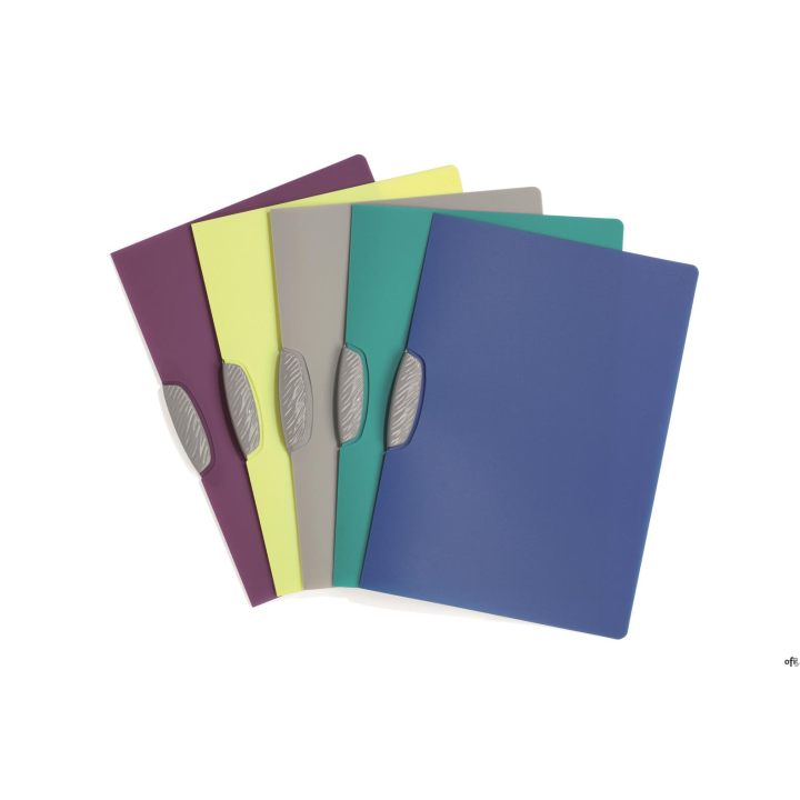 Swingclip_ Color dostępny jest w 5-ciu aktualnych półprzezroczystych kolorach. Z boku obrotowy zacisk w kształcie elipsy w kolor
