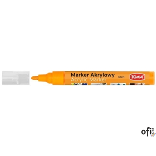 Marker Akrylowy do zdobienia i malowania po papierze, kartonie, płótnie, styropianie, drewnie i wielu innych powierzchniach. Far