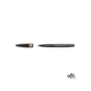 Precyzyjny pędzelek do kaligrafii i liternictwa Brush SignPen Artist czerwony SESF30-B PENTEL