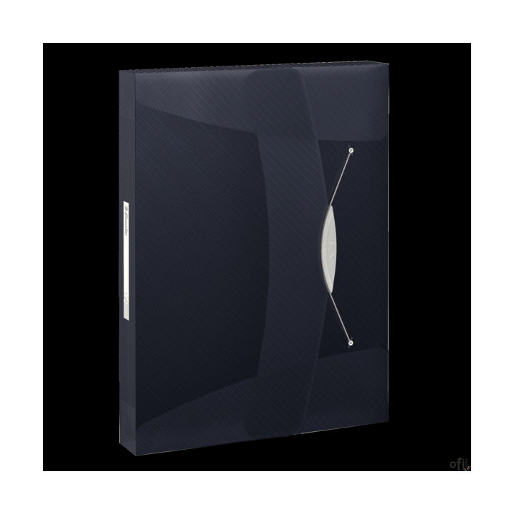 Teczka z gumką ESSELTE VIVIDA 40mm czarna 624049