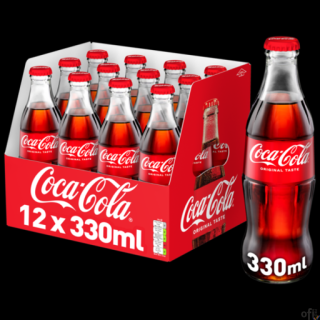 Napój COCA COLA 0.33L butelka szklana bezzwrotna 12szt.