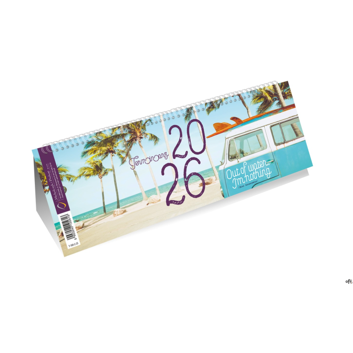 Kalendarz ze spiralką A4 - poziomy 2026 Michalczyk i Prokop T-100-2-25