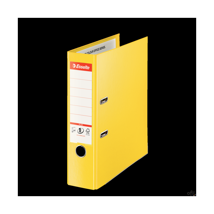 Segregator A4/80mm żółty ESSELTE No.1 POWER PLUS 624076