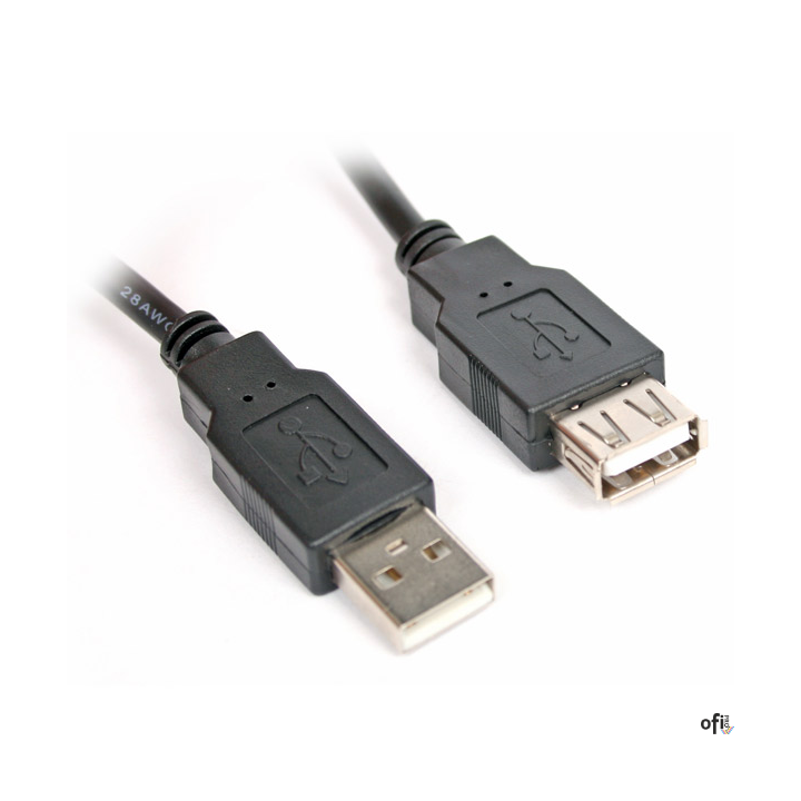 Przedłużacz kabla USB 2.0 AM - AF 3m bulk 56839 Platinet OUAFB3