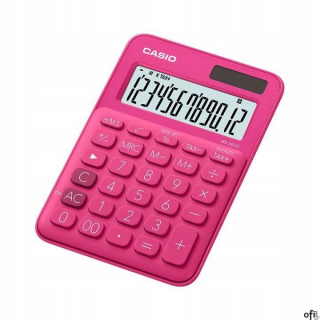 Kalkulator CASIO MS-20UC-RD BOX ciemno różowy
