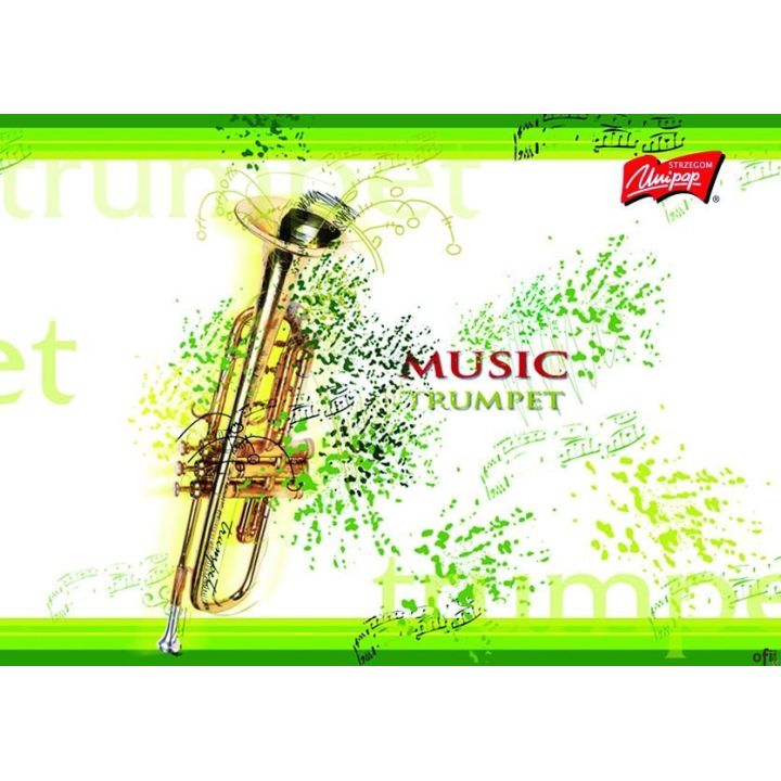 Zeszyt do nut A5 16k.UNIPAP