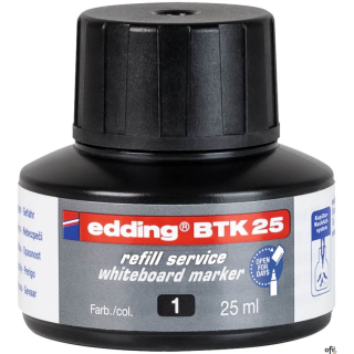 Tusz do markerów do tablic 25 ml czarny Edding BTK25/001/C