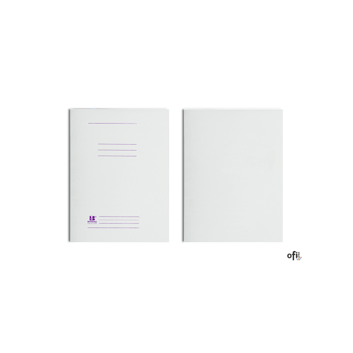 Skoroszyt z listwą A4, 400 g/m2 (50) BARBARA 0820013