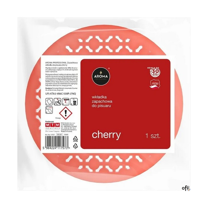 AROMA PROFESSIONAL wkładka do pisuaru bez włosków CHERRY 1 sztuka