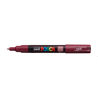 Marker z tuszem pigmentowym PC-1M ciemno-czerwony POSCA UNPC1M/DCCE
