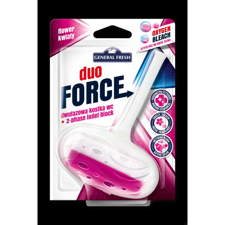 Kostka do WC DUO FORCE zawieszka 40g kwiat GENERAL FRESH  40401
