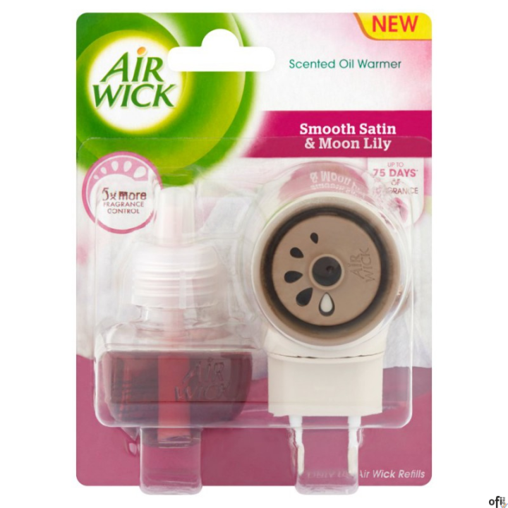 AIR WICK odświeżacz Elektryczny komplet 19ml Księżycowa Lilia Zmysłowa  Satyna 18123