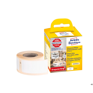 Etykiety Heavy Duty A1976411 25x54 160 et. w rolce do termodruku, poliestrowe, trwałe, białe, Avery Zweckform