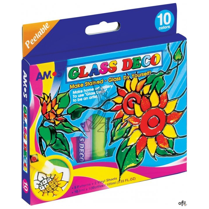 _ wysokiej jakości farby witrażowe przeznaczone do samodzielnego wykonania witraży oraz dekoracji szkła, porcelany, luster, płyt