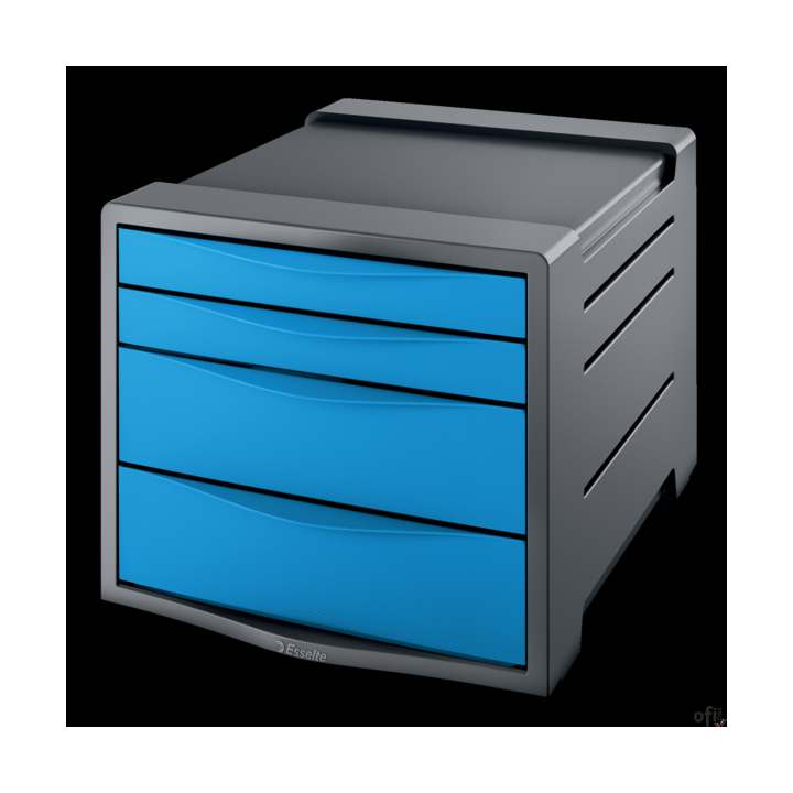Pojemnik z 4 szufladami EUROPOST VIVIDA niebieski ESSELTE 623961