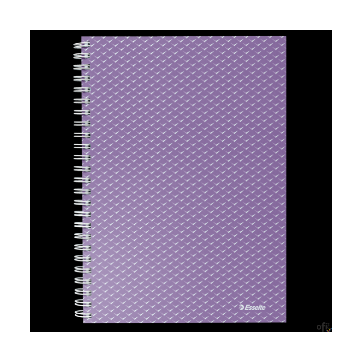 Kołonotatnik Colour Breeze A5, w kratkę, lawendowy Esselte 628469