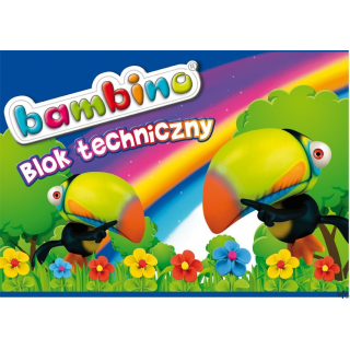 Blok techniczny BAMBINO A4 10kar.UNIPAP