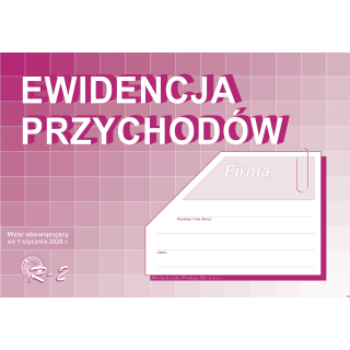 Ewidencja przychodów R_2, A4, 32 strony, Michalczyk i Prokop