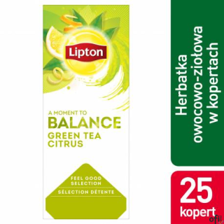 Herbata Lipton__czarne herbaty_aromatyzowane__herbaty zielone__napary__pakowana w pojedyncze foliowe koperty__jednostka sprzedaż