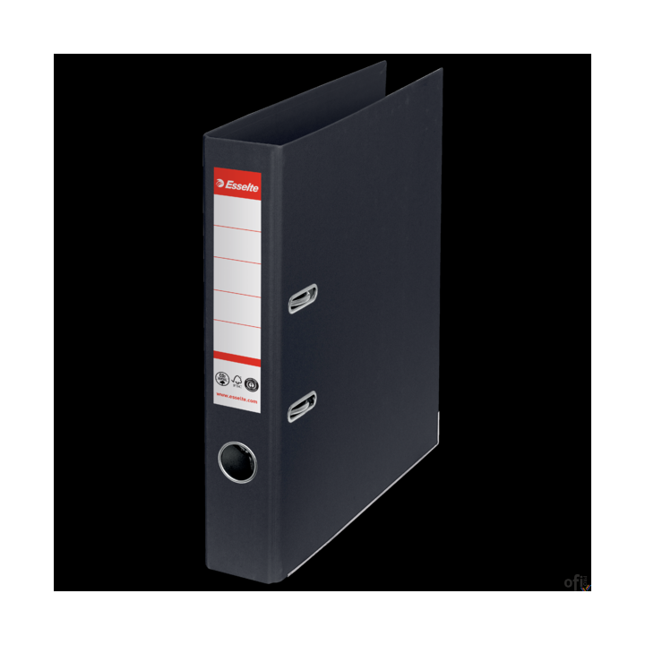 Segregator Esselte No.1 neutralny pod względem emisji CO2, A4, szer. 50 mm, czarny 627576