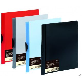 Skoroszyt A4 z klipem GR-505K, czerwony, polipropylen 120-1791