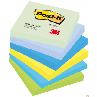 Karteczki_samoprzylepne Post-it_, Marzycielskie, 76x76mm, 6x100 karteczek (X)