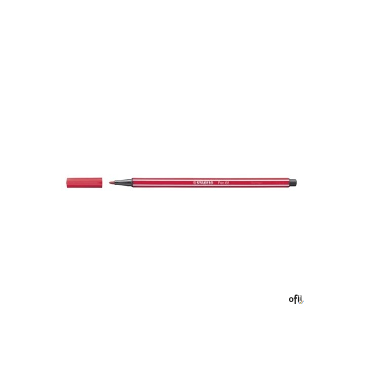 Flamaster STABILO PEN 68/50 ciemno czerwony