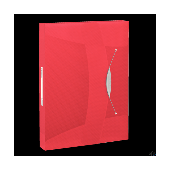 Teczka z gumką ESSELTE VIVIDA 40mm czerwona 624048