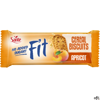 Ciasteczka owsiano-zbożowe z morelą Fit bez cukru 50g SANTE