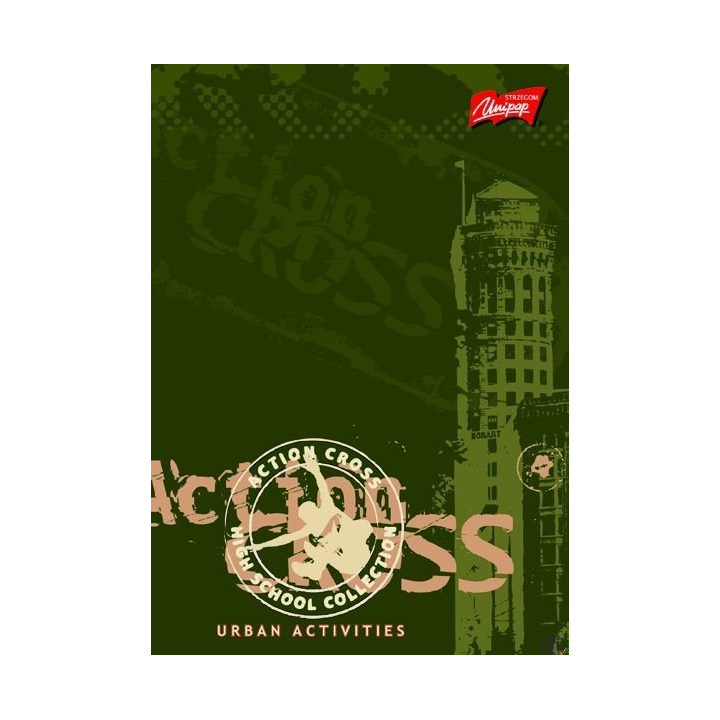 Notatnik z  perforacja lin.   A5+ 80k linia UNIPAP