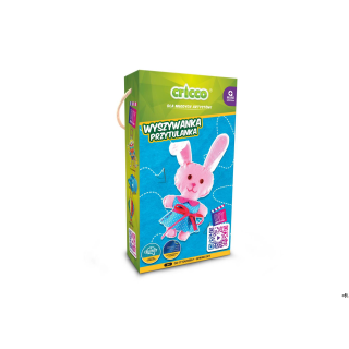 Zestaw ZRÓB TO SAM KRÓLICZEK CRICCO wyszywanka przytulanka CR122 A (X)