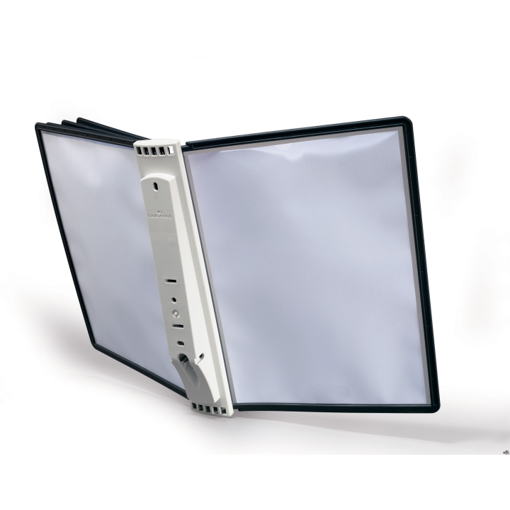 Zestaw ścienny z 5 panelami A4 na ścianę 581001 czarny DURABLE SHERPA® WALL 5