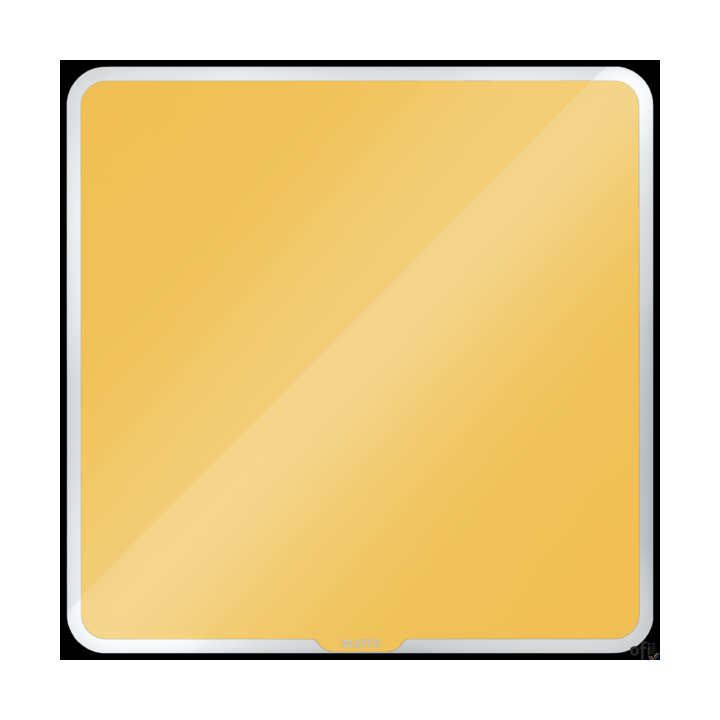 Szklana tablica magnetyczna Leitz Cosy 45x45cm, żółta, 70440019