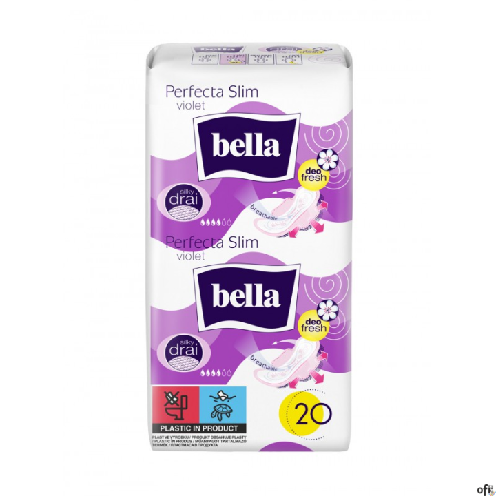 BELLA PERFECTA ULTRA VIOLET Podpaski ze skrzydełkami - 20 szt. 05451