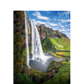 Kalendarz Plakatowy B-1, P02 - WODOSPAD 2027