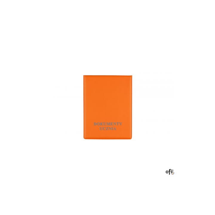 Okładka na dokumenty ucznia pionowa orange KOD-11-04 BIURFOL