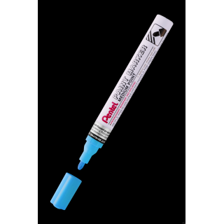 Marker olejowy Pentel średnia okrągła  końcówka,  MMP10-S błękitny SALE