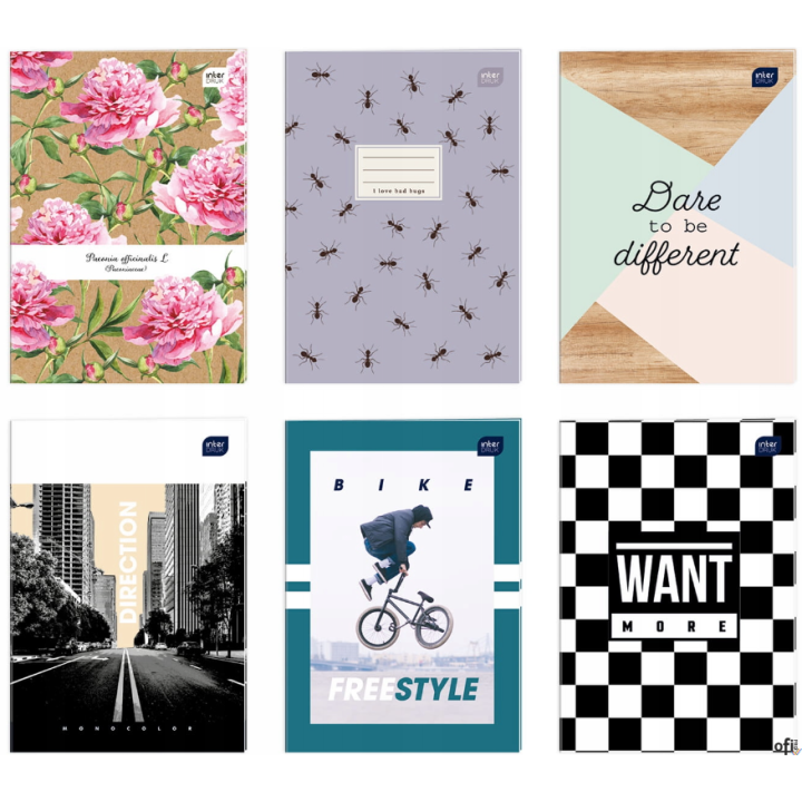 Zeszyt A4 60k kratka INTERDRUK ZEA460