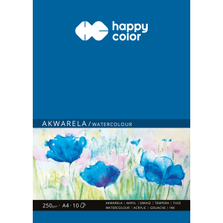 Blok akwarelowy, ART, A4, 10 ark, 250g, Happy Color HA 3725 2030-AK10