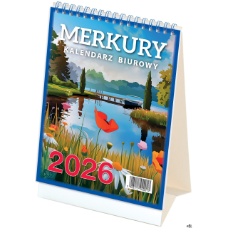 Kalendarz biurowy MERKURY 2026 (H5) TELEGRAPH