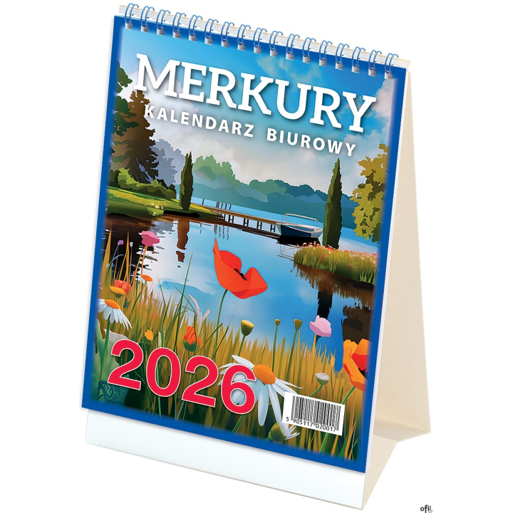 Kalendarz biurowy MERKURY 2027 (H5) TELEGRAPH