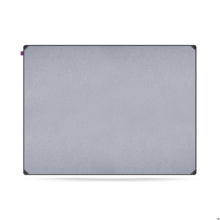 Tablica filcowa MEMOBE IDEA, Powierzchnia popielata, rama aluminiowa EDGE, 120X90 CM MITF120090.81.60.51