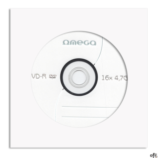 Płyta OMEGA DVD+R 4,7GB 16X KOPERTA (1) OMD16K1+