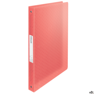 Segregator ringowy Esselte ColournullBreeze, 4 RR, 25 mm, koralowy 628437