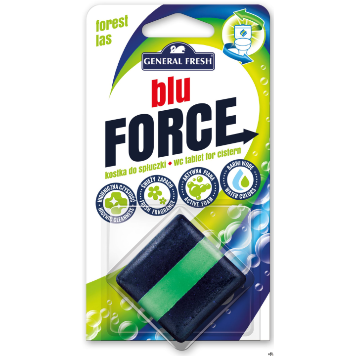 Kostka do WC BLU FORCE do spłuczki 50g las GENERAL FRESH  50128