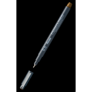 Cienkopis kalibrowany POINTLINER sepia 0,5 mm S20P-5SP