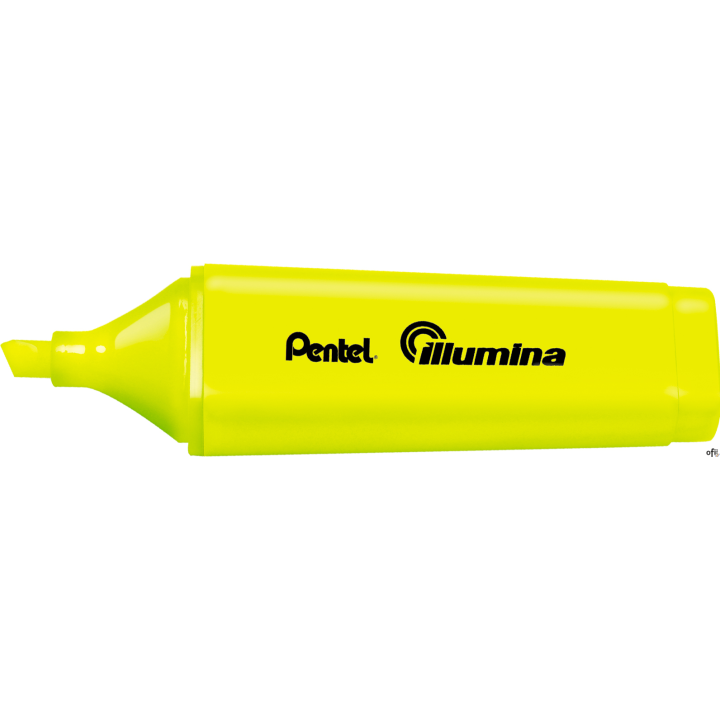 Zakreślacz płaski ze ściętą końcówką zółty SL60-G PENTEL