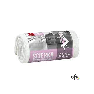 ANNA ZARADNA Ścierka do podłogi biała 40*60 1392