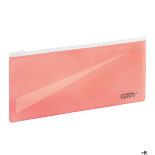 Teczka kopertowa DL zamek strunowy, czerwona GR-P03 GRAND 120-1862